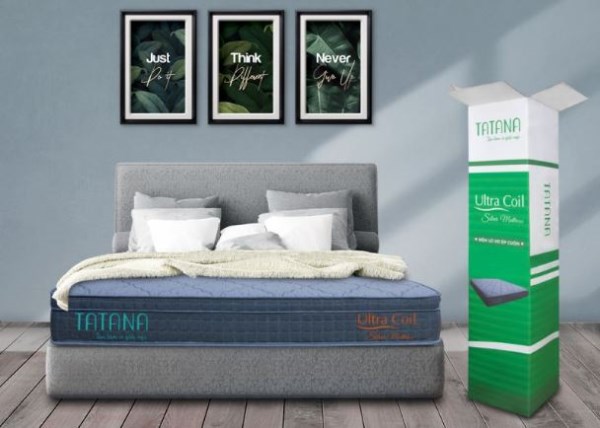 Nệm lò xo túi cuộn 3 viền